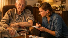 Alzheimer und Pflege zu Hause: Diese Warnzeichen sollten Angehörige ernst nehmen